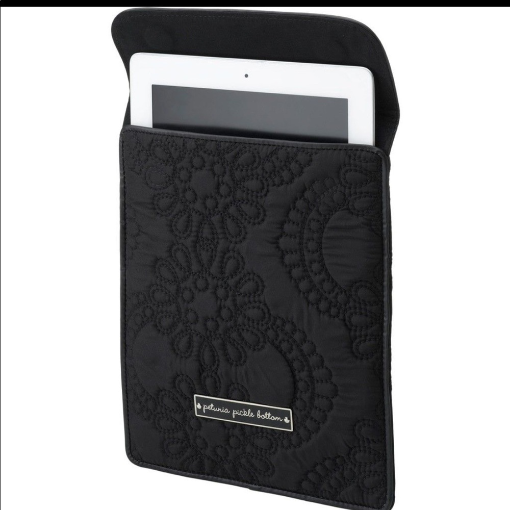 Stowaway sleeve for tablet.